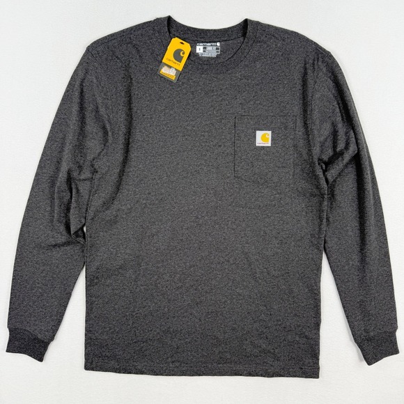 Carhartt Other - Carhartt Long Sleeve Pocket Tee Size S Mens Heather Grey NEW